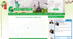 Desktop Screenshot of greentour.com.vn
